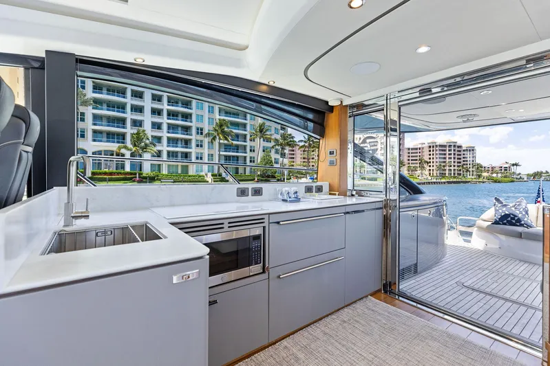 Endless Summer Yacht Photos Pics 2020 Princess V55 Endless Summer Galley