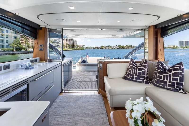 Endless Summer Yacht Photos Pics 2020 Princess V55 Endless Summer Salon/Galley