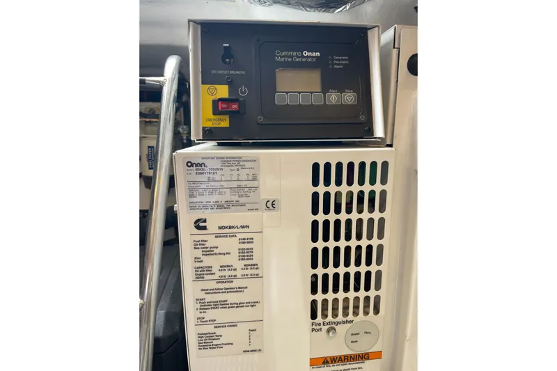 Sasea Yacht Photos Pics Cummins Onan marine generator on 2009 Tiara Yachts 4200 Open.