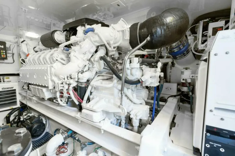 Reel Screamer Yacht Photos Pics 2016 Viking 55 Convertible DONE PICKIN- Engine Room