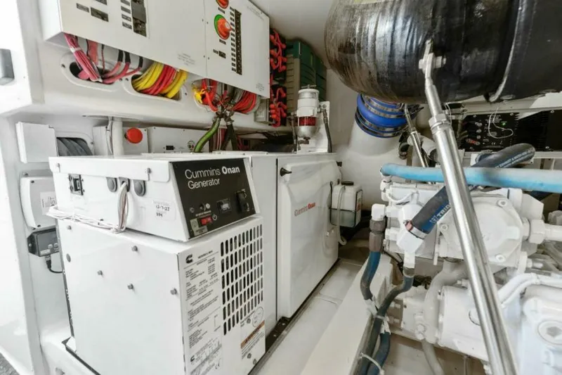 Reel Screamer Yacht Photos Pics 2016 Viking 55 Convertible DONE PICKIN- Engine Room