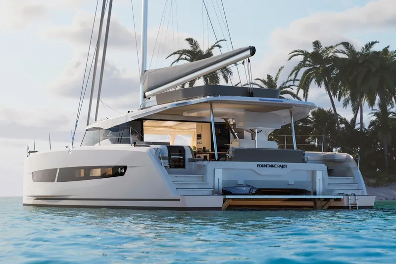 Fountaine Pajot Fp 48 Yacht Photos Pics Fountaine Pajot new FP 48 - Mouillage
