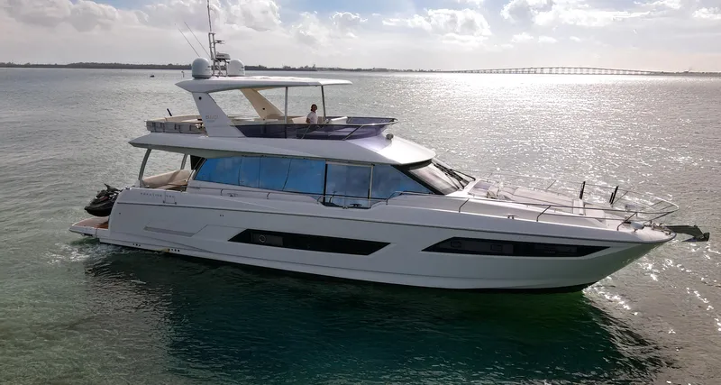 Yachtooma Yacht Photos Pics Luxury 2017 Present Yachts 680 cruising on serene waters.