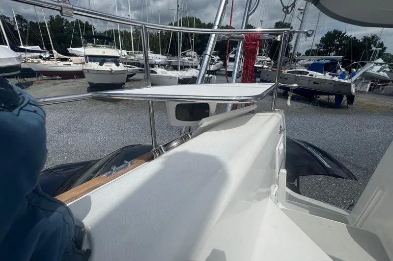 True Love Yacht Photos Pics Catalina Morgan 440 DS sailboat, 2005 model, docked among other boats in a marina.