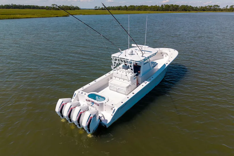 Pelagic Predator Yacht Photos Pics Onslow Bay TE Pelagic Predator- Aerial Profile