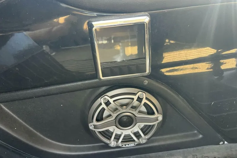  Yacht Photos Pics Speaker and control panel in 2023 Premier 330 Escalante boat interior.