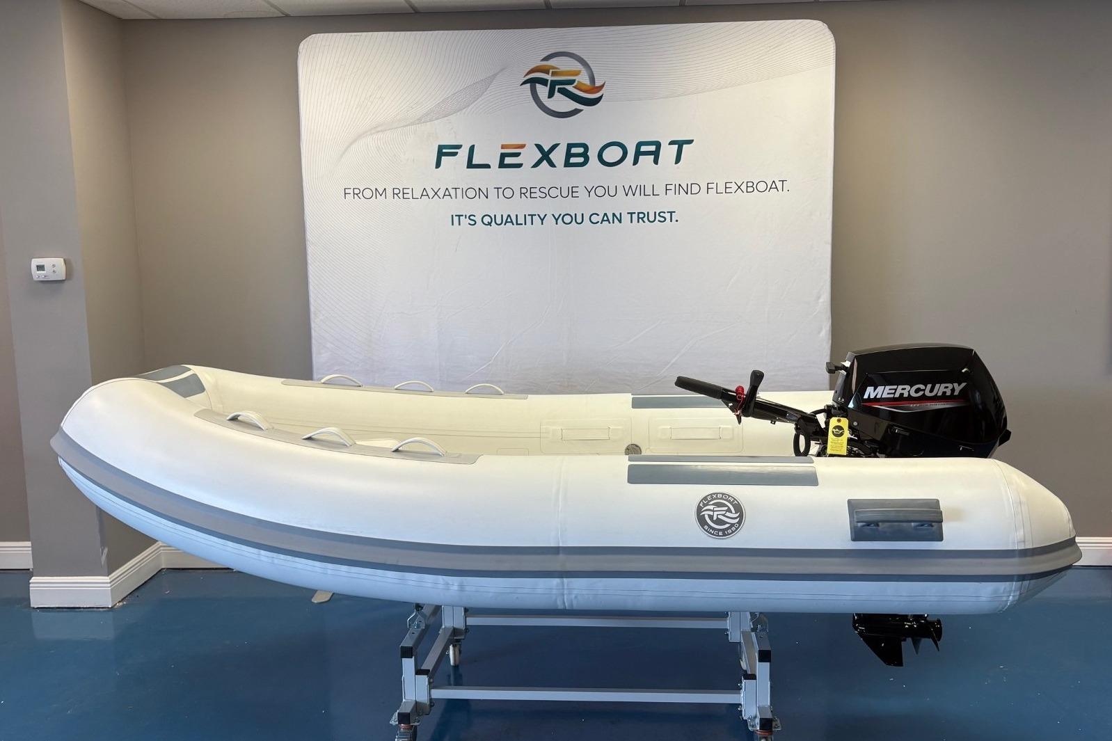 Flexboat SR10 W/ Mercury 20