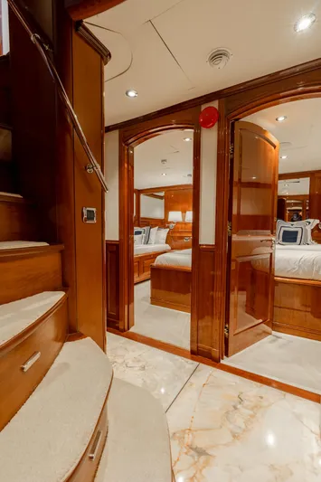 Driven Yacht Photos Pics Conrad 88 Driven - Stairs