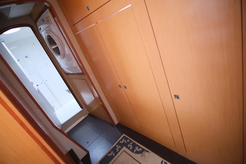 Northern Lynx Yacht Photos Pics Interior hallway of 2011 Fountaine Pajot Salina 48 Evolution Maestro yacht.