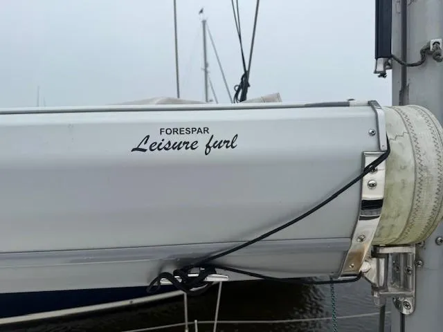 Jet Stream Yacht Photos Pics Forespar Leisure Furl system on a 2003 Wauquiez Centurion 45s sailboat.