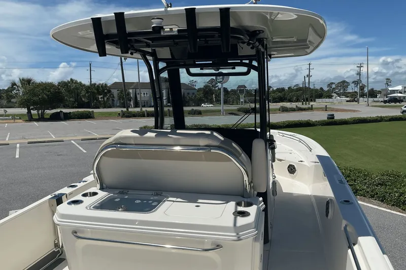  Yacht Photos Pics 2024 Boston Whaler 28 Dauntless boat, featuring sleek design and spacious deck.