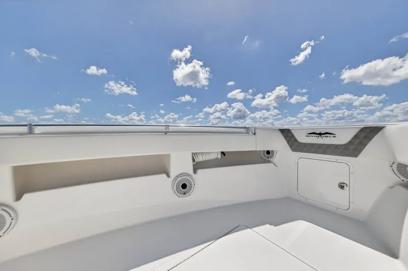  Yacht Photos Pics Invincible 36 Open Fisherman 2023 under blue sky.