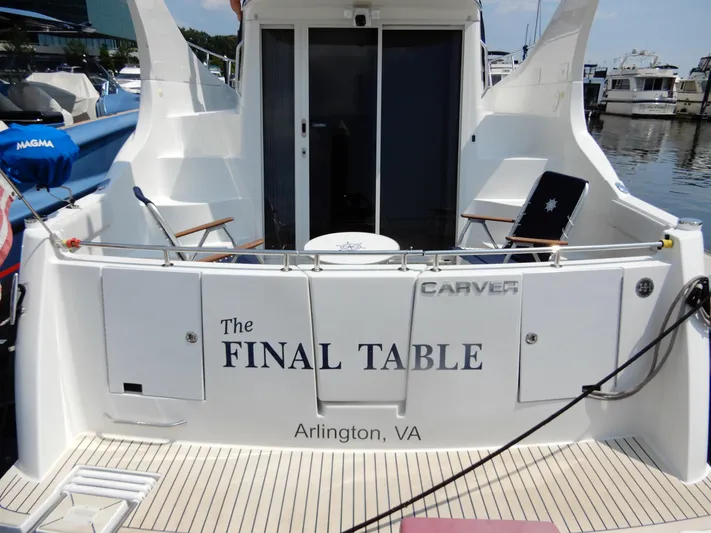  Yacht Photos Pics 2006 Carver 36 Mariner yacht named "The Final Table" docked in Arlington, VA.