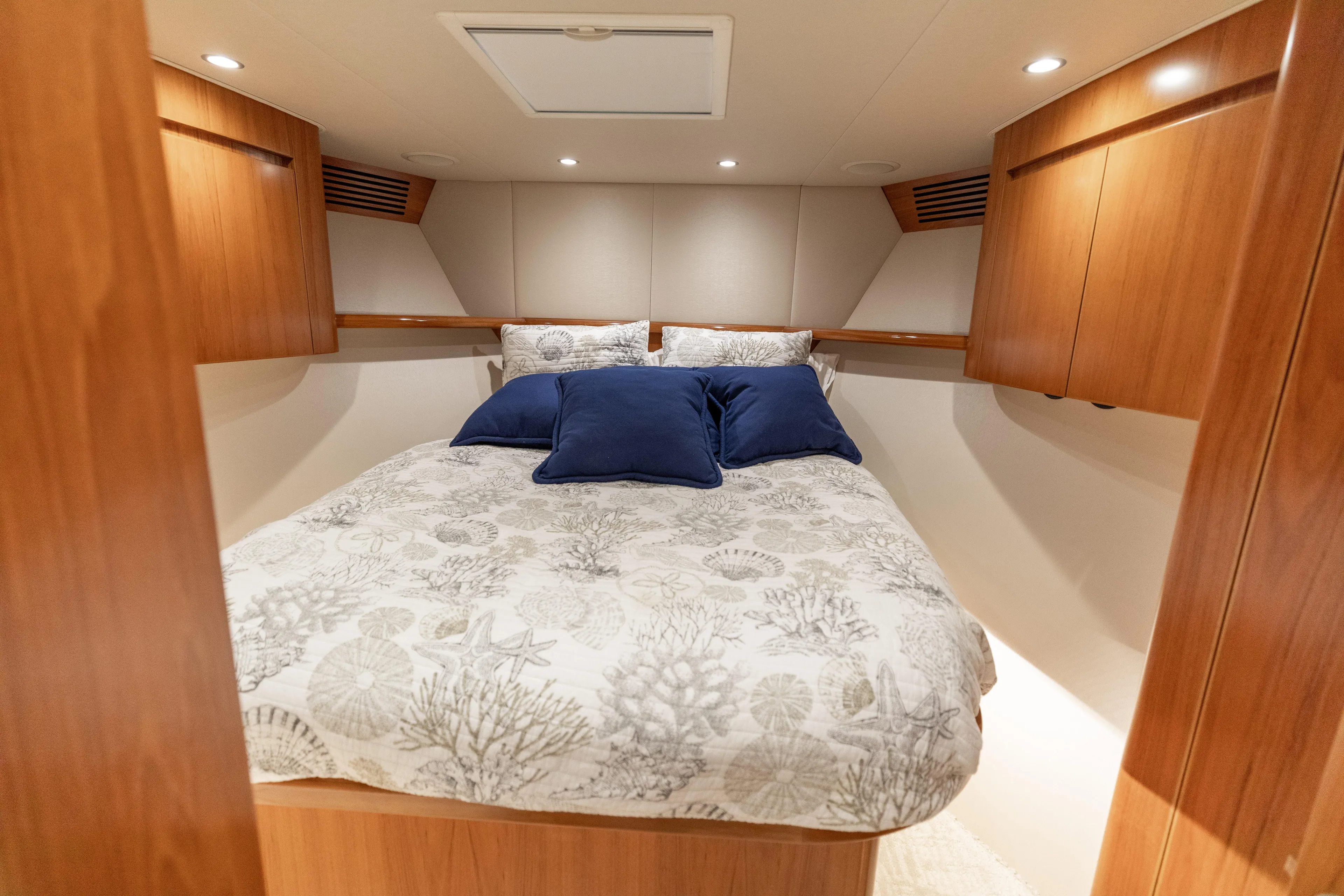 Smooth Ride Yacht Photos Pics 2015 Viking 70 Convertible  VIP Stateroom