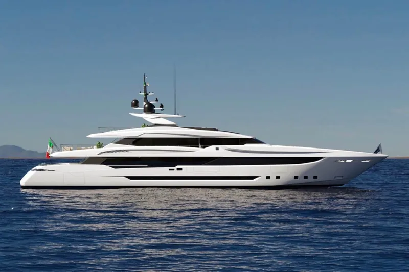 Yacht Photos Pics Luxurious 2007 Austal Doll yacht cruising on open sea under clear blue sky.
